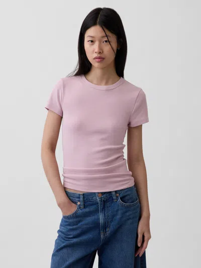 Gap Modern Crewneck T-shirt In Pink