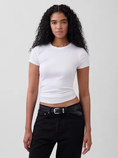 Gap Modern Crewneck T-shirt In White