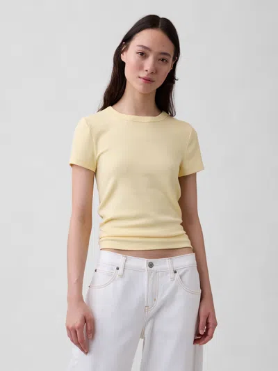 Gap Modern Crewneck T-shirt In Yellow