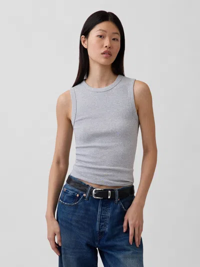 Gap Modern Crewneck Tank Top In Gray