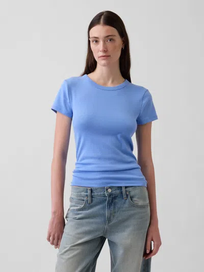Gap Modern Crewneck T-shirt In Blue