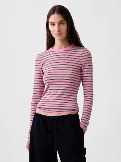 Gap Modern Crewneck T-shirt In Metallic