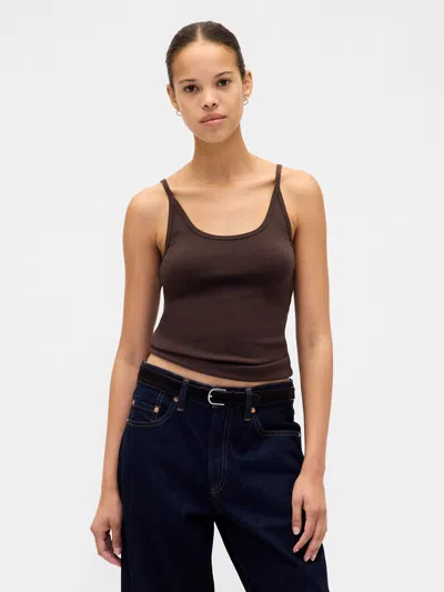 Gap Modern Crop Cami In Brown