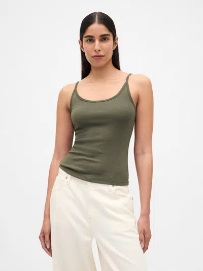 Gap Modern Crop Cami In Green