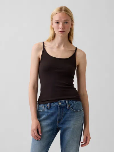 Gap Modern Crop Cami In New Brown Terra