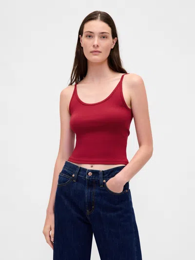Gap Modern Crop Cami In Red