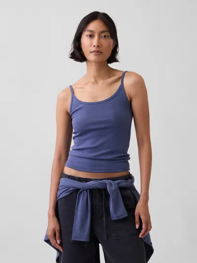 Gap Modern Crop Cami In Sargassus Blue