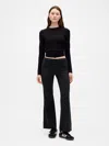 Gap Modern Foldover Pj Leggings In Black