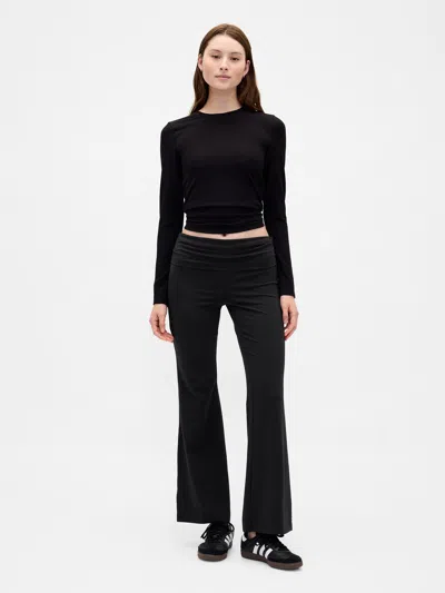 Gap Modern Foldover Pj Leggings In Black