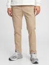 Gap Modern Khakis In Athletic Taper With Flex In Khaki