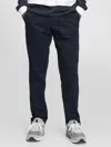 Gap Modern Khakis In Athletic Taper With Flex In Classic Navy
