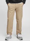 Gap Modern Khakis In Relaxed Fit With Flex In Khaki