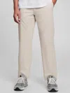 Gap Modern Khakis In Relaxed Fit With Flex In Sandstone Beige