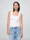 Gap Modern Lace-trim Tank Top