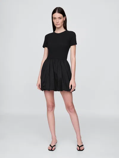 Gap Modern Mixed Media Bubble Mini Dress