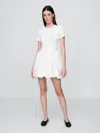 Gap Modern Mixed Media Bubble Mini Dress