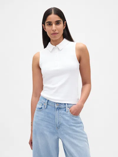 Gap Modern Polo Shirt Crop Tank Top