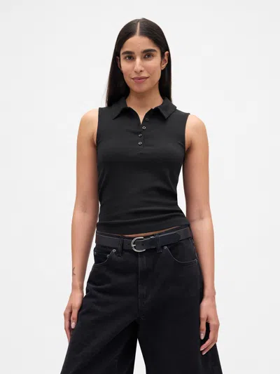 Gap Modern Polo Shirt Crop Tank Top