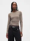 Gap Modern Rib Crewneck T-shirt