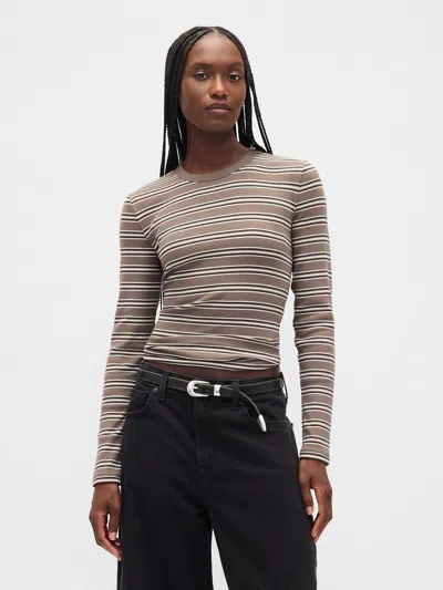 Gap Modern Rib Crewneck T-shirt