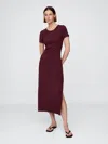 Gap Modern Rib Maxi T-shirt Dress
