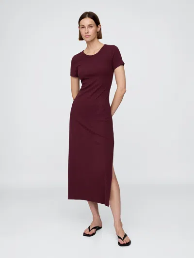Gap Modern Rib Maxi T-shirt Dress