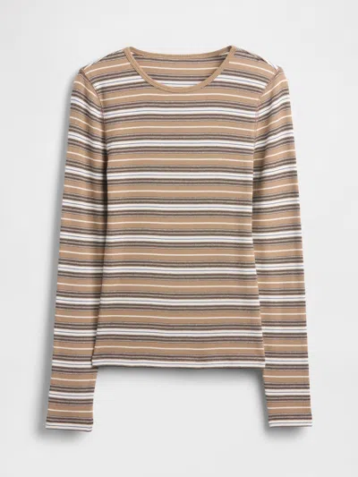Gap Modern Rib T-shirt In Multi