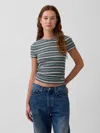 Gap Modern Rib T-shirt In Multi