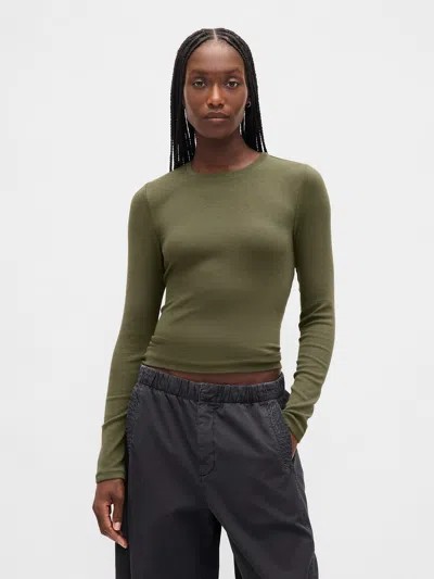 Gap Modern Shrunken T-shirt In Green