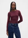 Gap Modern Shrunken T-shirt In Red