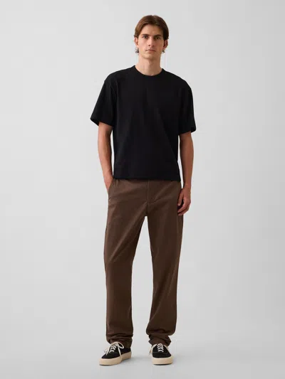 Gap Modern Slim Khakis In Medium Cool Brown
