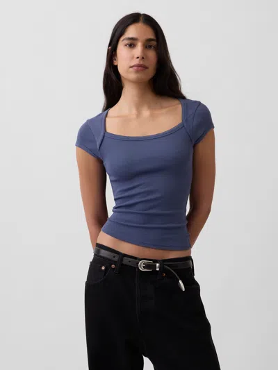 Gap Modern Square-neck Crop T-shirt