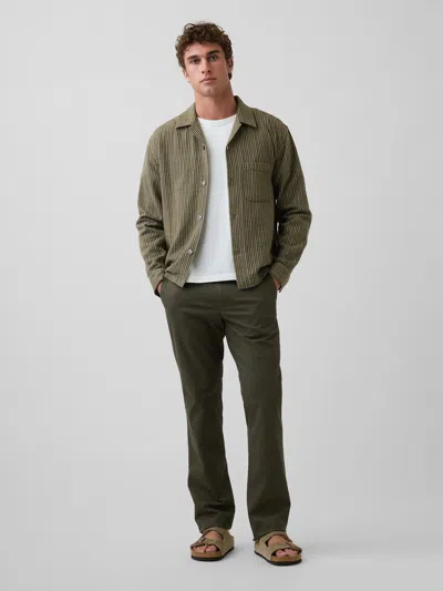 Gap Modern Straight Khakis In Green