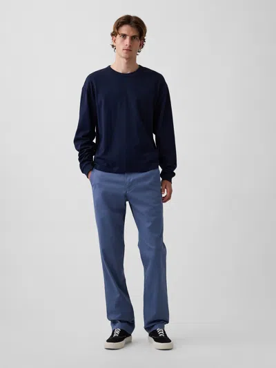 Gap Modern Straight Khakis In Peal Blue