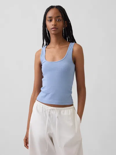 Gap Modern Tank Top In Blue