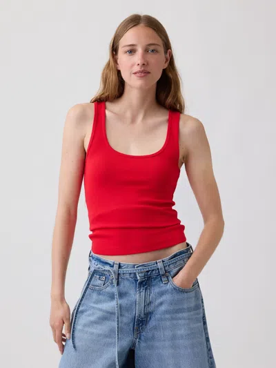 Gap Modern Tank Top In Red