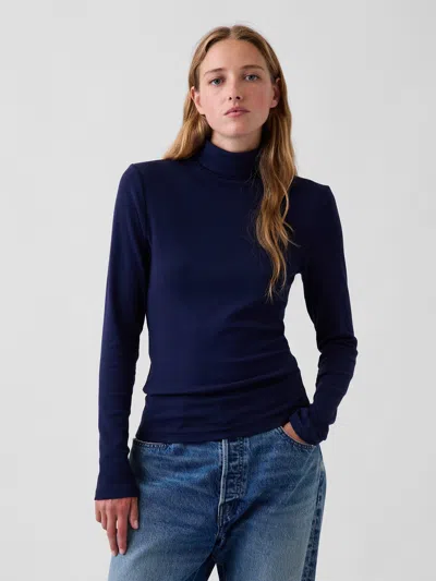 Gap Modern Turtleneck In Blue