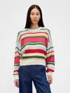 Gap Mohair Oversized Crewneck Sweater In Multi