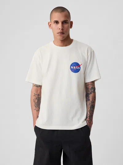 Gap Nasa Graphic T-shirt In Off White