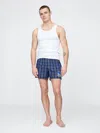Gap Nba Golden State Warriors Plaid Boxers In Golden State Warriors