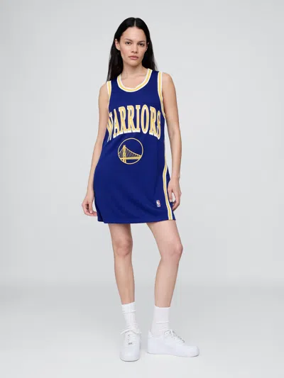 Gap Nba Golden State Warriors Recycled Jersey Mini Dress