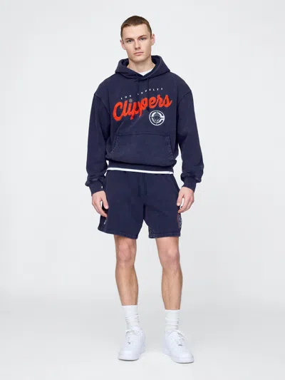 Gap Nba Los Angeles Clippers Logo Heavyweight Sweat Shorts In La Clippers