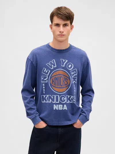 Gap Nba New York Knicks Crop Graphic T-shirt