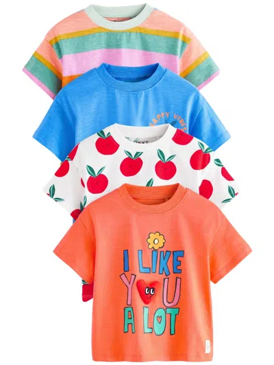 Gap Babies' Next Toddler Bright Rainbow T-shirt (4-pack) In Multi