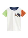 Gap Next Toddler Colorblock Farm Graphic T-shirt In White