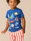 Gap Next Toddler Seaside T-shirt & Shorts Set In Multi