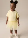 Gap Next Toddler T-shirt & Tutu Set In Yellow
