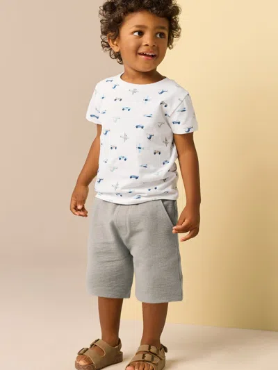 Gap Babies' Next Toddler Transportion Jersey Set In White
