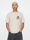 Gap Nfl Pittsburgh Steelers Graphic T-shirt In Birch