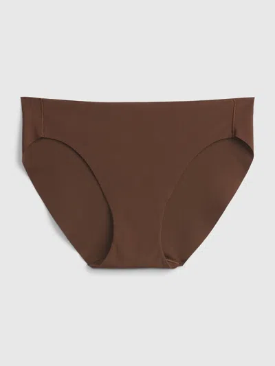 Gap No-show Bikini In Warm Dark Brown